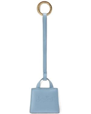 MC2 Saint Barth Taschenanhänger Mit Logo-Prägung - Blau