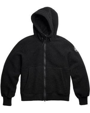 Canada Goose Hooded Zip Jacket - Black