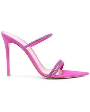 Gianvito Rossi Cannes 105Mm Sandals - Pink
