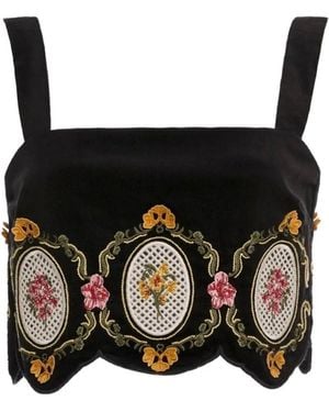 Agua Bendita Luciana Cordillera Top - Black