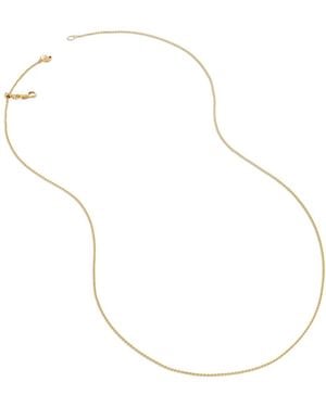 Monica Vinader Fine-Chain Necklace - White