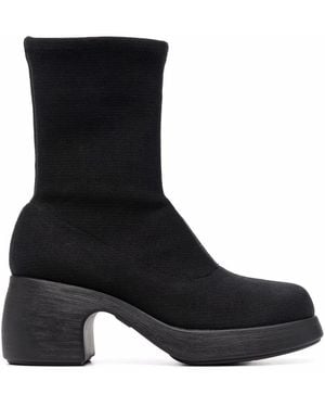 Camper Thelma Chunky-Heel Boots - Black