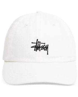 Stussy Logo-embroidered Baseball Cap - White