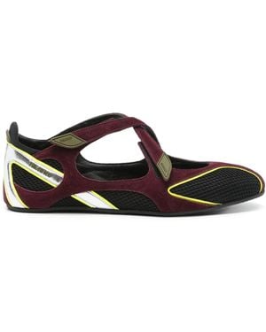 The Attico Nomad Ballerina Shoes - Brown