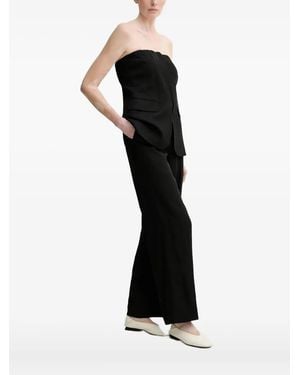 Isabelle Blanche Top Senza Spalline - Nero