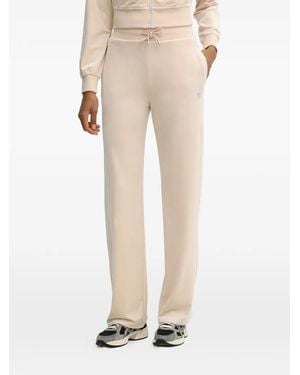 Guess Velvet Track Pants - Natural