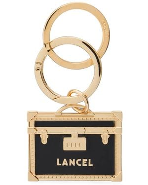 Lancel Heritage Trunk Keyring - Blanc