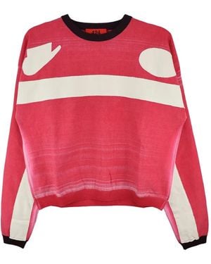 424 Graphic-Print Sweatshirt - Red