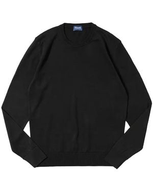 Drumohr Crew-Neck Jumper - Black