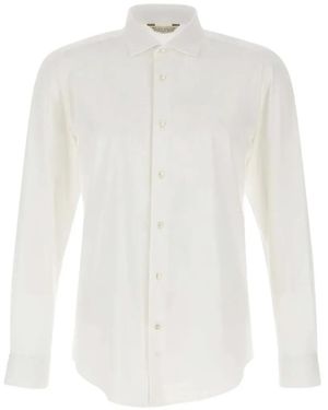 Brian Dales Button Shirt - White