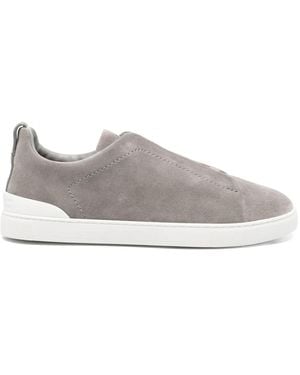 ZEGNA Suede Trainers - Grey