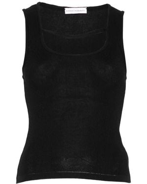 Niccolò Pasqualetti Corda Ribbed Tank Top - Black