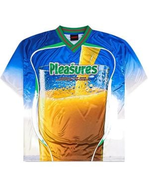 Pleasures Oj Graphic-Print T-Shirt - Blue