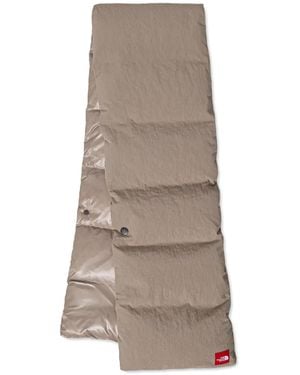 The North Face Button-Detail Puffer Scarf - Natural