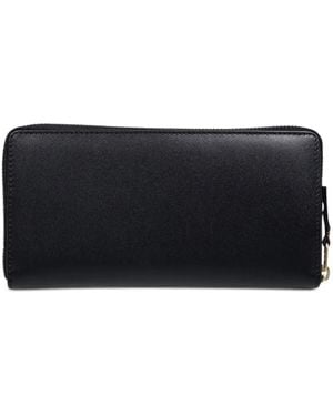 Comme des Garçons Zip-Around Leather Wallet - Black