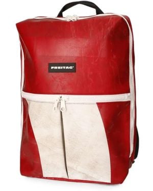 Freitag F49 Fringe Backpack - Red