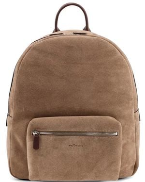 Kiton Ciro Paone Leather Backpack - Brown