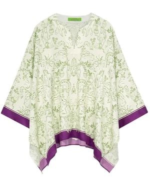 Shanghai Tang Tunika Mit Print - Weiß