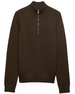 Prada Wool Turtleneck - Brown