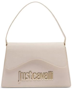 Just Cavalli ロゴレタリング バッグ - ホワイト