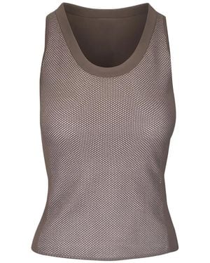 Akris Panelled Tank Top - Brown