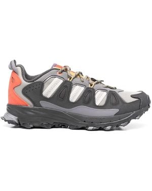 adidas カラーブロックパネル スニーカー - グレー