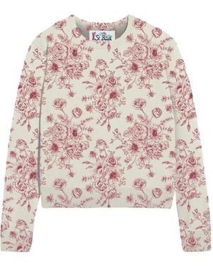 Mc2 Saint Barth Maglione A Fiori - Rosa