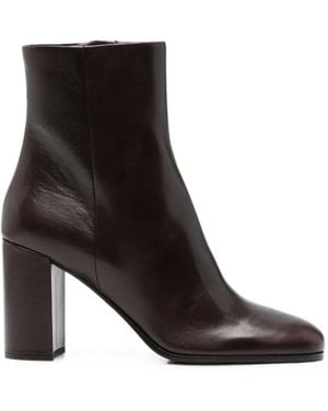 Prada Stiefeletten Mit Blockabsatz - Schwarz