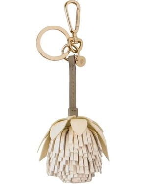 Mulberry Flower Keyring - Metallic