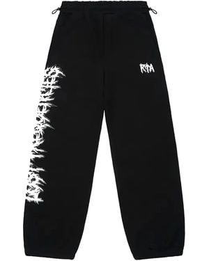 RTA Rafa Graphic-Print Track Pants - Black