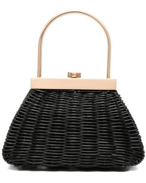 Cult Gaia Mini Estelle Top-Handle Bag - Black