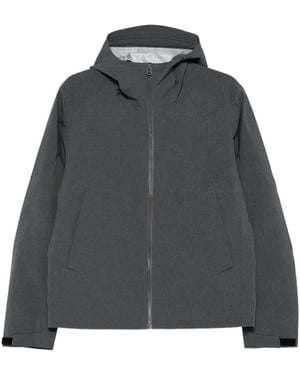 J.L-A.L Hooded Zip-Front Jacket - Grey