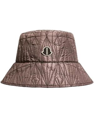 Rick Owens X Moncler Quilted Bucket Hat - Brown