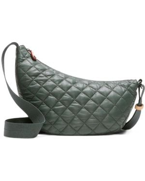 MZ Wallace Small Metro Smile Cross Body Bag - Grey