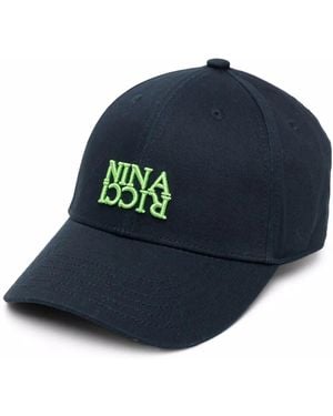 Nina Ricci Embroidered-Logo Baseball Cap - Blue