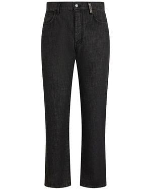 Moschino Five-Pocket Slim-Fit Jeans - Black