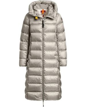 Parajumpers Cappotto Imbottito Leah Con Cappuccio - Grigio