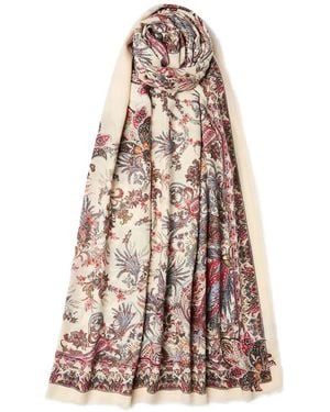 Marella Schal Mit Paisley-Print - Weiß