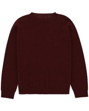 Fortela Heylor Ribbed Crew-Neck Jumper - Red