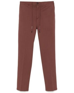 Circolo 1901 Piqué-Weave Trousers - Red