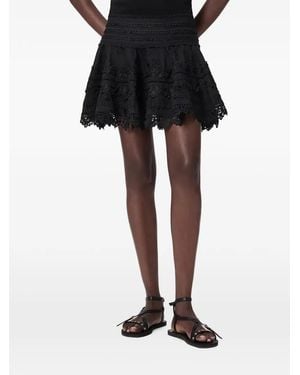 AllSaints Lillith A-Line Mini Skirt - Black
