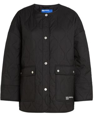 KARL LAGERFELD Quilted Jacket - Black