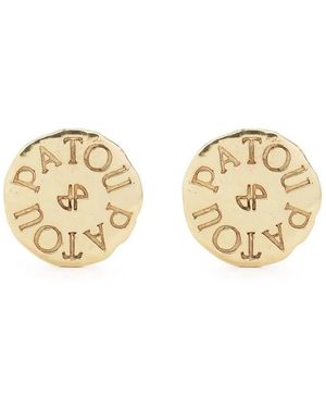 Patou Antique Coin Clip Earrings Accessories - Metallic