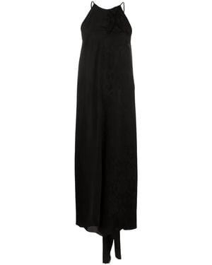 Uma Wang Vestido midi Adore drapeado - Negro