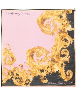 Versace Jeans Couture Printed Scarf - Pink