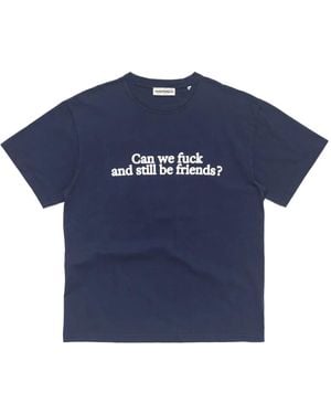 Carne Bollente Benefits With Friends Tシャツ - ブルー