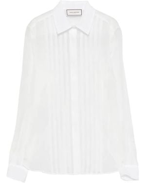 Tagliatore Chemise À Effet Plissé - White