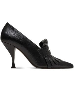 Burberry Pumps Mit Fransen - Schwarz