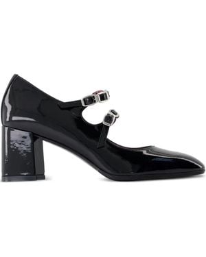 CAREL PARIS 60Mm Alice B Buckle-Detail Court Shoes - Black