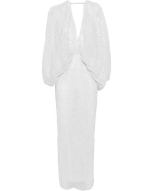 Designer White Sequin Wrap Dresses for Women - Up to 67% off | Lyst